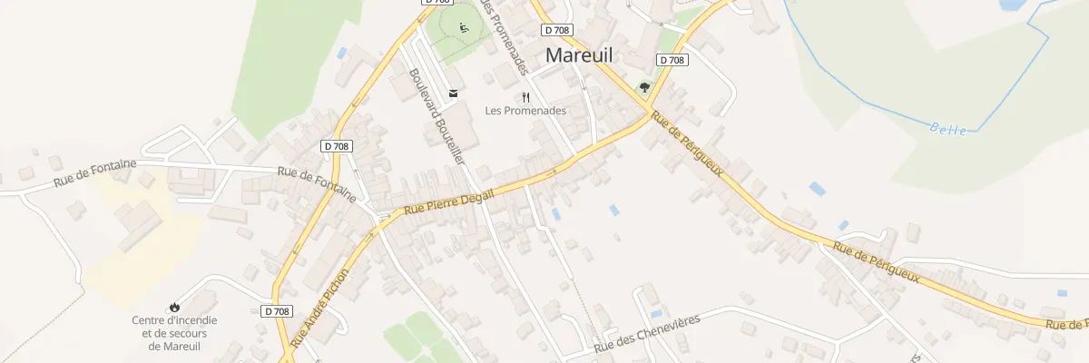 Plan du 15 Rue Pierre Degail à Mareuil en Périgord