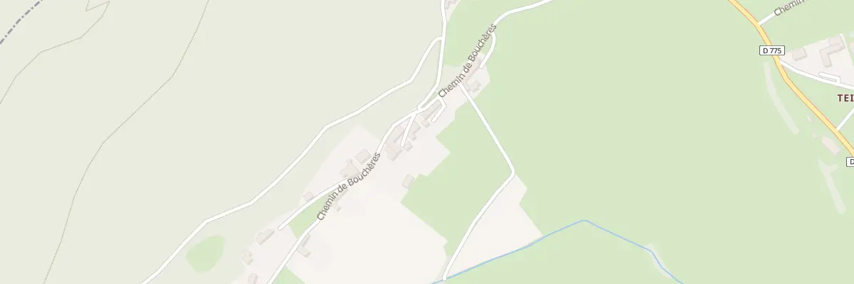 Plan du 7 Che de Bouchere à Bize