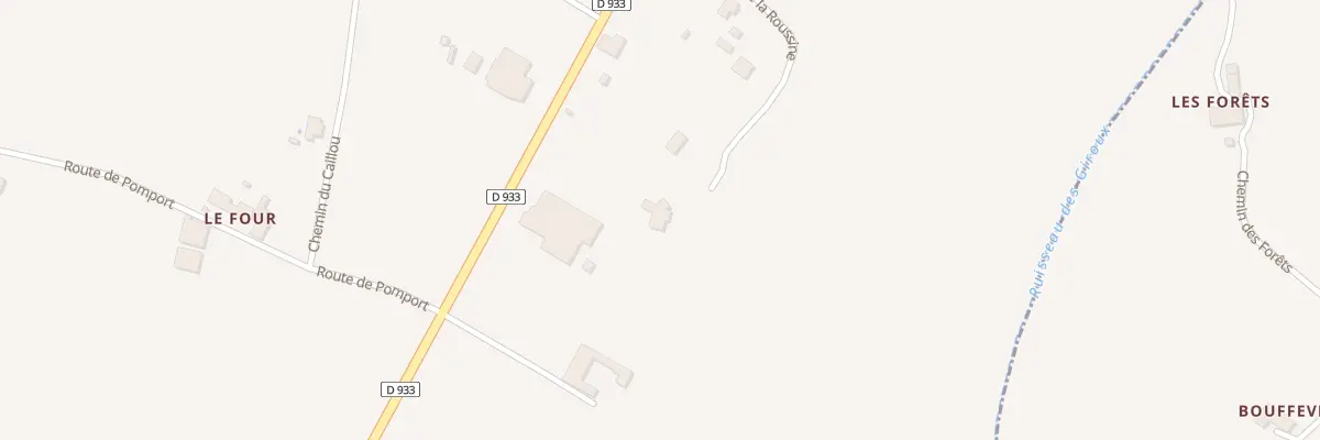 Plan du Touron à Rouffignac-de-Sigoulès