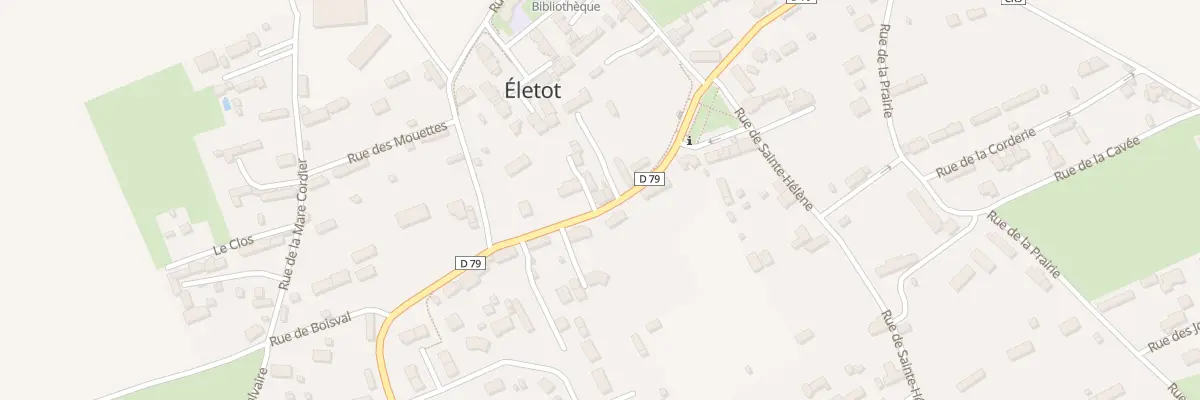 Plan du 34 Grand Rue à Életot