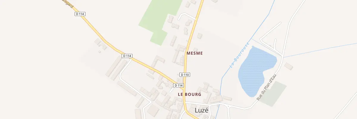 Plan du 3 Rue de la Plaisance à Luzé