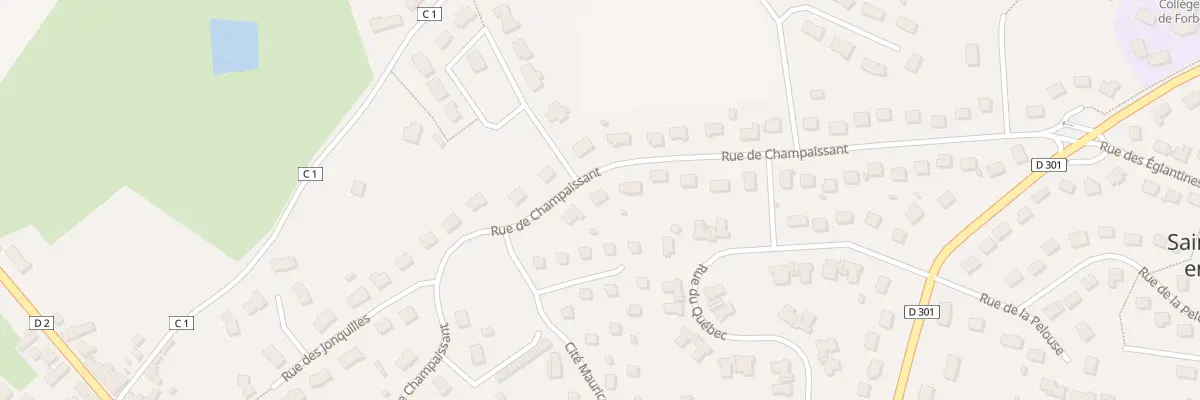 Plan du 28 Rue de Champaissant à Saint-Cosme-en-Vairais