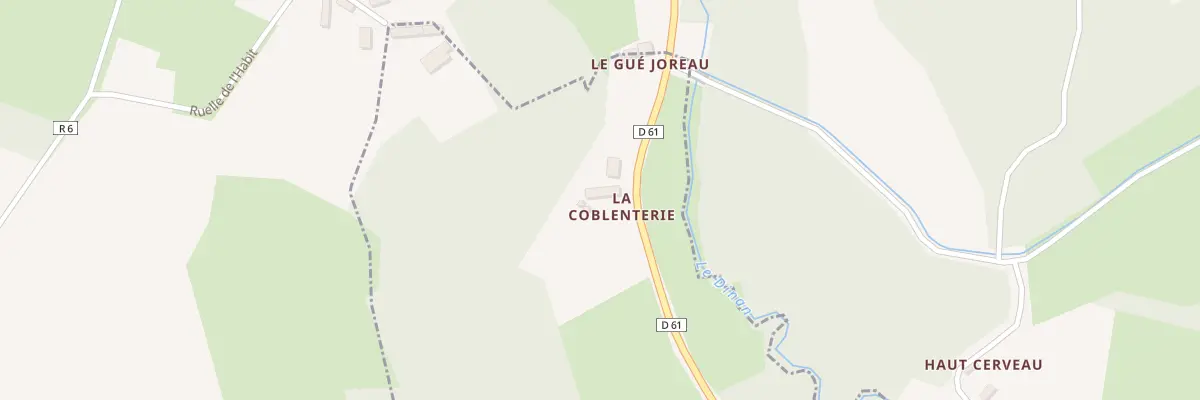 Plan du 1 La Coblenterie à Flée