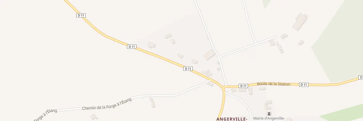 Plan du 6 Rte du Château à Angerville-Bailleul