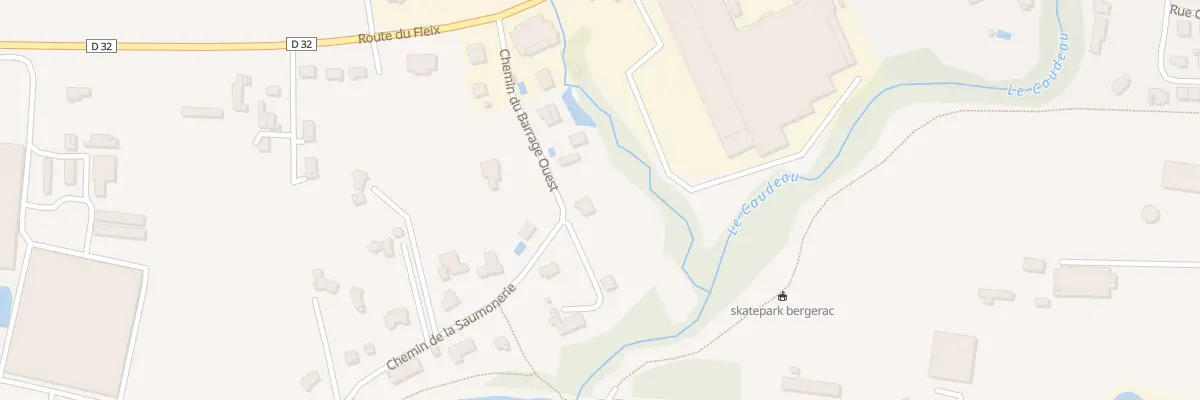 Plan du 7 Che du Barrage Ouest à Bergerac