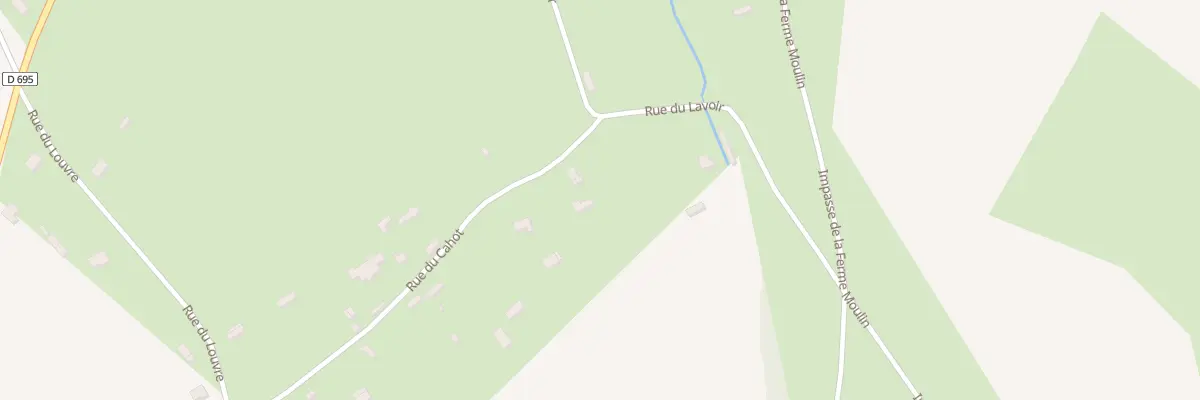 Plan du 1 Rue du Cahot à Fontaine-la-Louvet