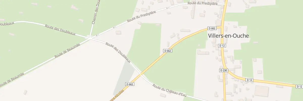 Plan du 8 Rte de Saint Nicolas à La Ferté-en-Ouche