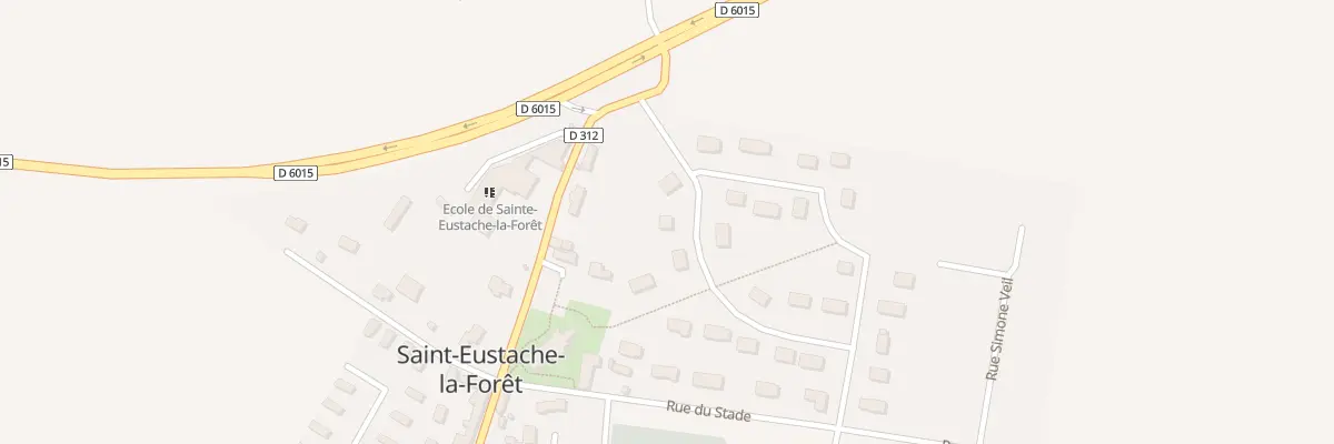 Plan du 100 Rue Andre Caplet à Saint-Eustache-la-Forêt