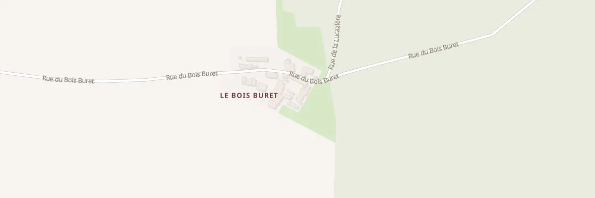 Plan du Bois Buret à Chezelles