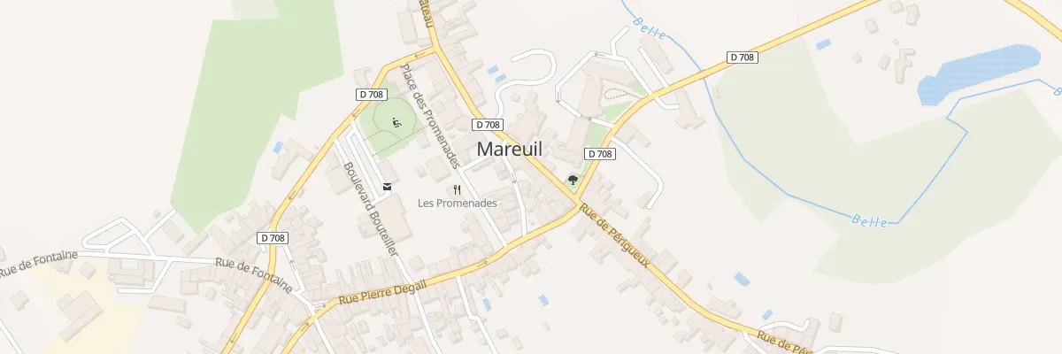 Plan du 6 Rue de Périgueux à Mareuil en Périgord