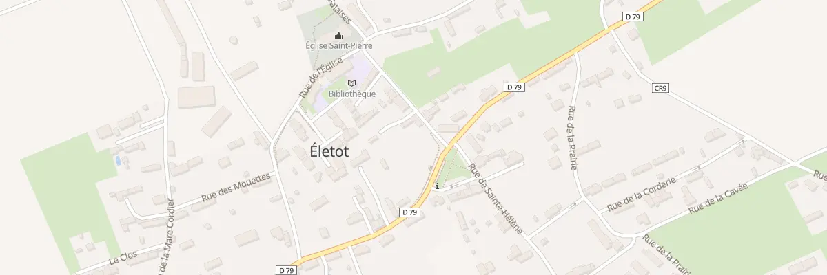 Plan du 21B Pl du Marquais à Életot