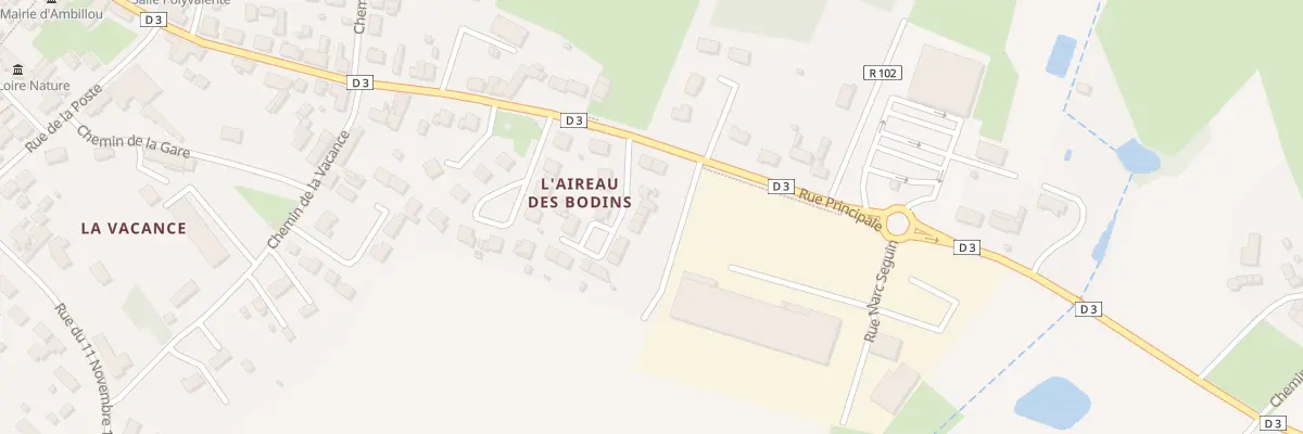 Plan du 4 Rue de l’Aireau des Bodins à Ambillou