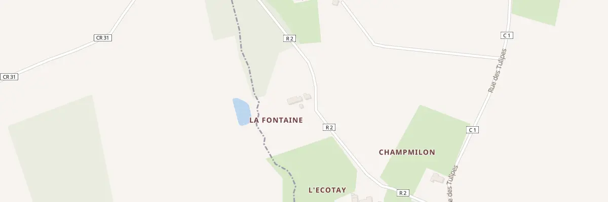 Plan du 5054 La Fontaine à La Chapelle-Saint-Rémy