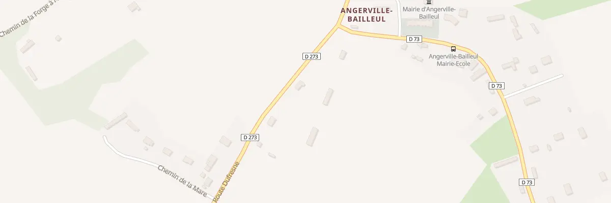 Plan du 1 Rte Dufresne à Angerville-Bailleul