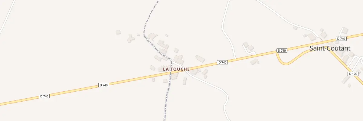 Plan du 6 La Touche à Saint-Coutant
