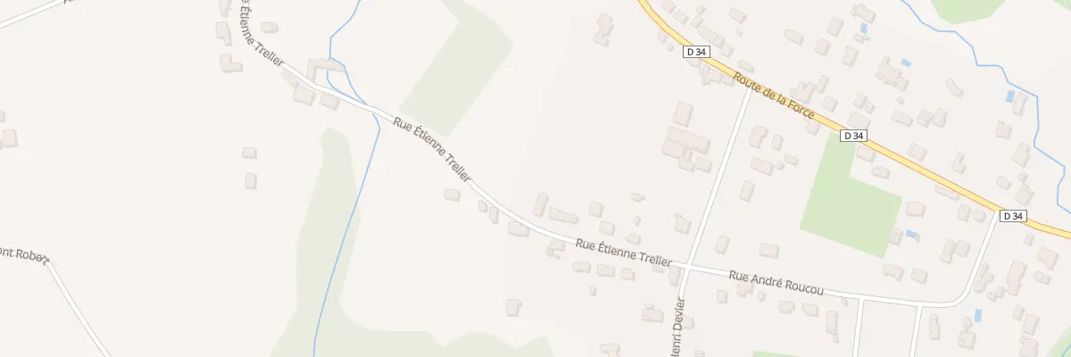 Plan du 9 Rue Etienne Trelier à Bergerac