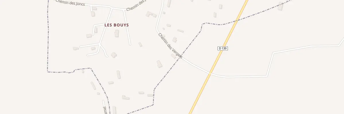 Plan du 675 Che des Vergers à Saint-Symphorien
