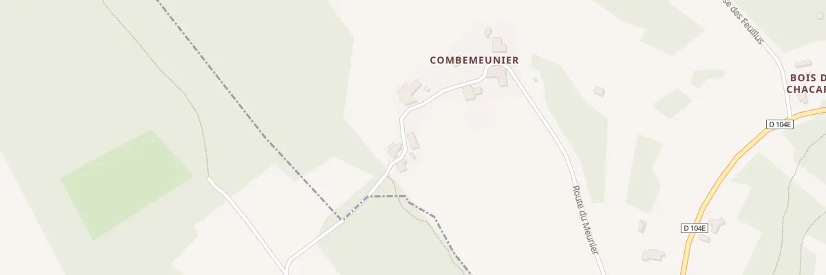 Plan du 665 Rte du Meunier à Montagrier