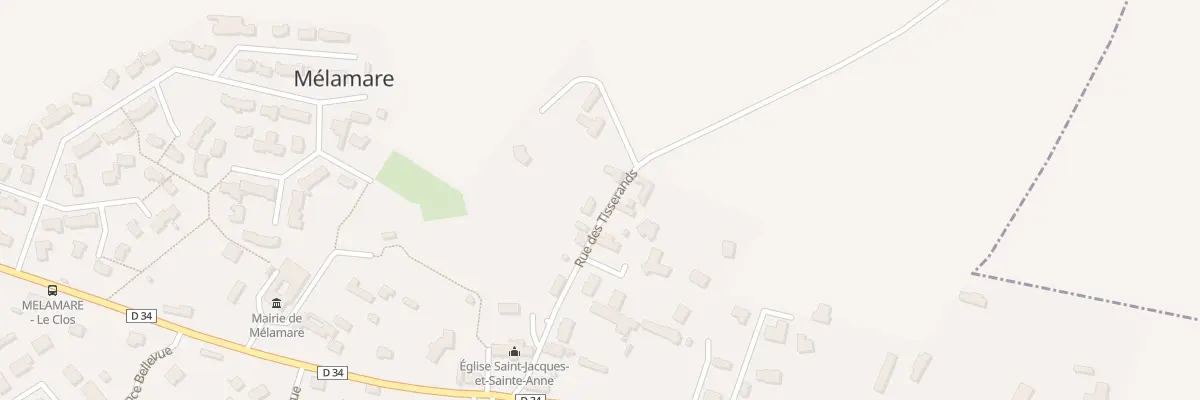 Plan du 5151 Le Village à Mélamare