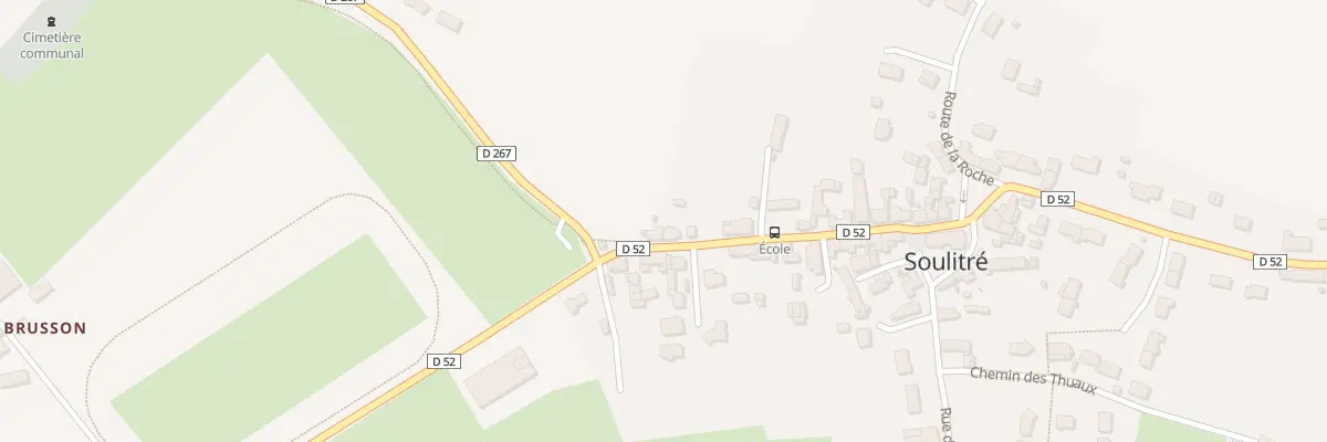 Plan du 20 Vc Grande Rue à Soulitré
