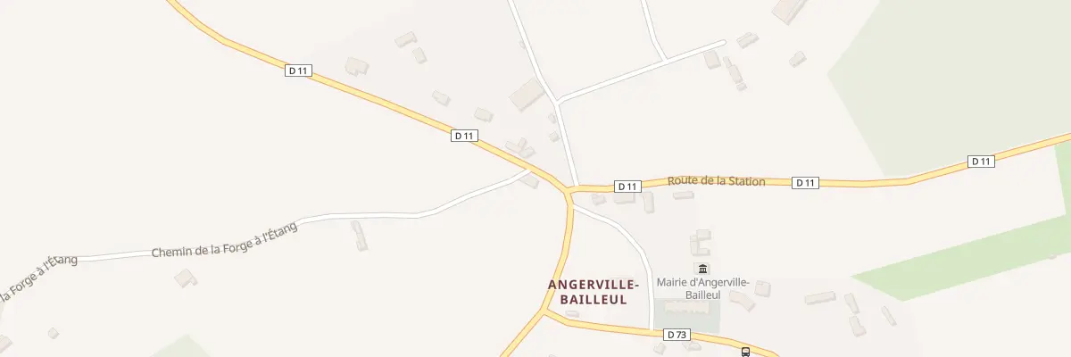 Plan du 1 Che de la Forge à l’Etang à Angerville-Bailleul