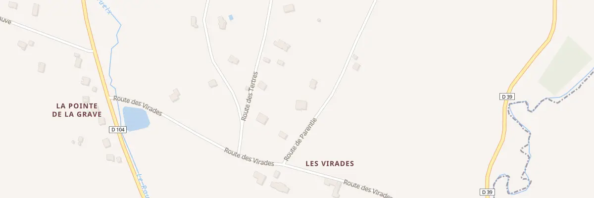 Plan du 1012 La Terriere à Chantérac