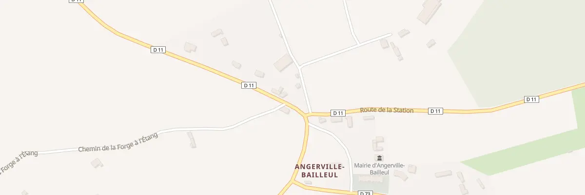 Plan du 1 Che de la Ferme à Angerville-Bailleul