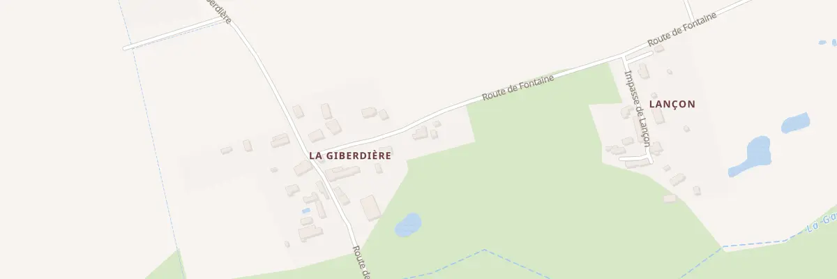 Plan du 130 Rte de Fontaine à Ambillou