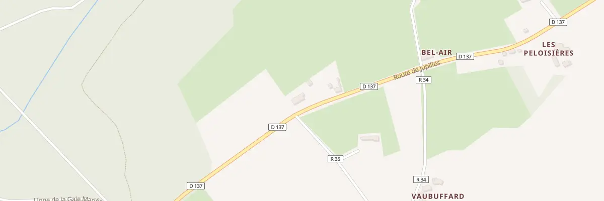 Plan du 5381 La Borne à Saint-Vincent-du-Lorouër