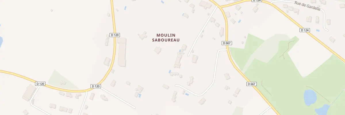 Plan du 305 Moulin Saboureau à Tombebœuf