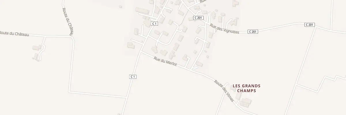 Plan du 8 Lot de Guyot à Saint-Laurent-des-Vignes