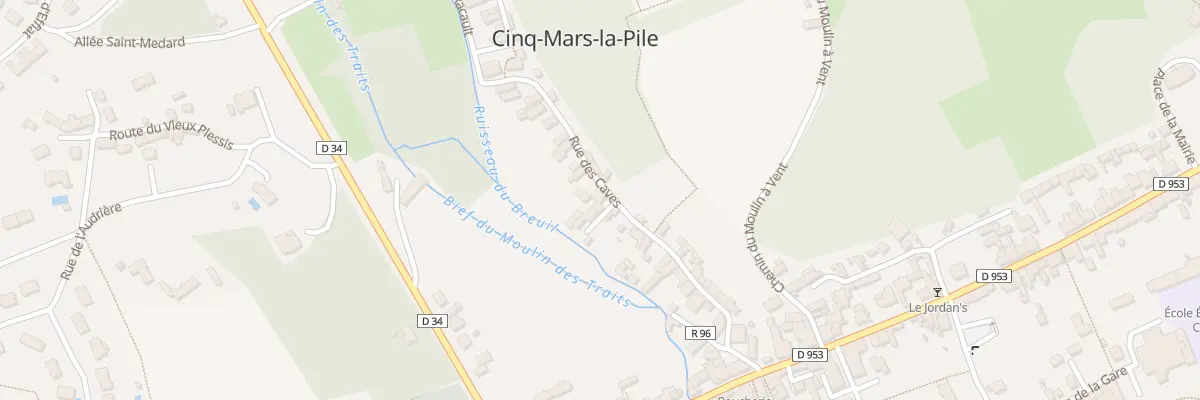 Plan du 29 Rue des Caves à Cinq-Mars-la-Pile
