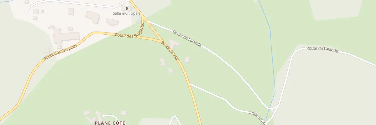 Plan du 139 Rte de Villat à Issac