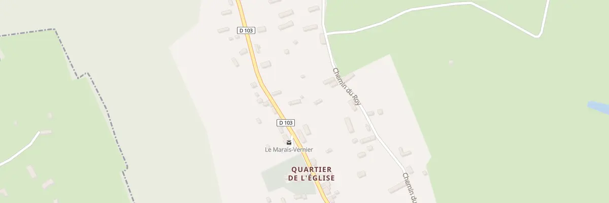 Plan du 76 Quartier de l’Eglise à Marais-Vernier
