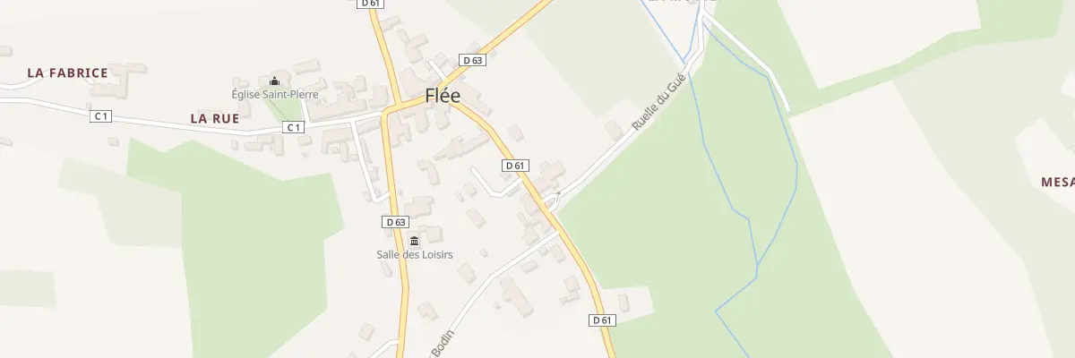 Plan du 7 Rue des Meuniers à Flée