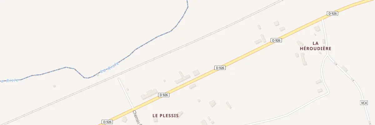 Plan du 355 Le Plessis à Sainte-Gauburge-Sainte-Colombe