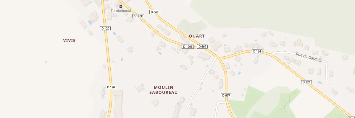 Plan du 46 Rue de la Poste à Tombebœuf