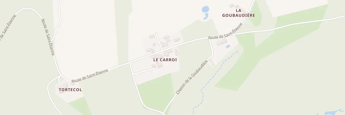 Plan du 434 Rte de Saint-Etienne à Mazières-de-Touraine