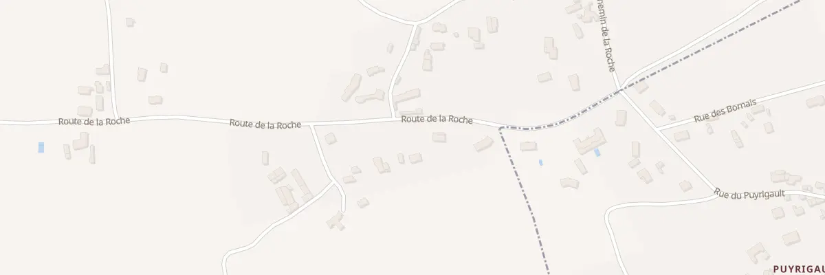 Plan du 30 Rte de la Roche à Colombiers