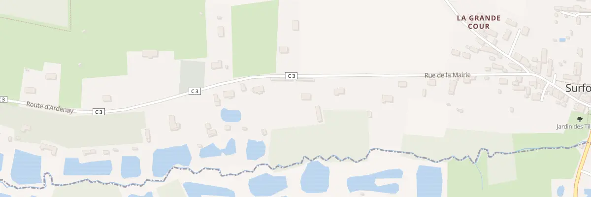 Plan du 3 Rte D Ardenay à Surfonds