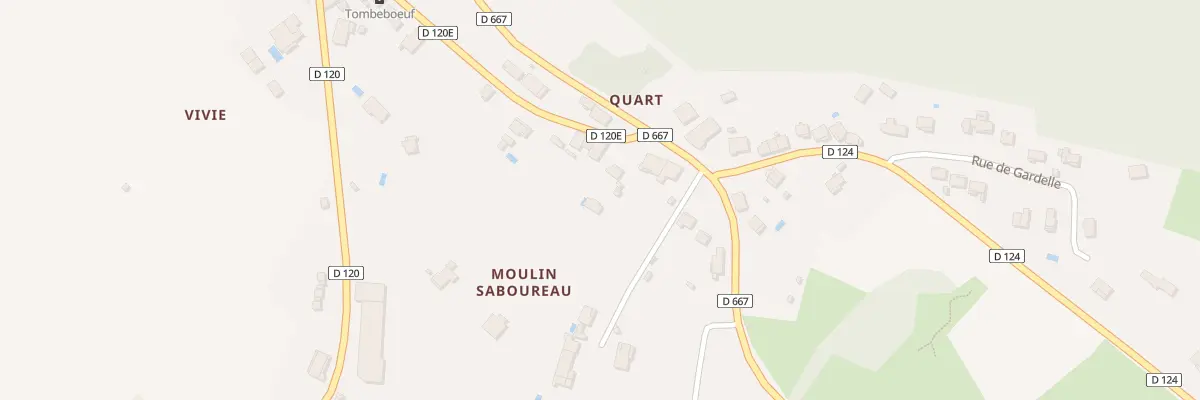 Plan du 338 Moulin Saboureau à Tombebœuf