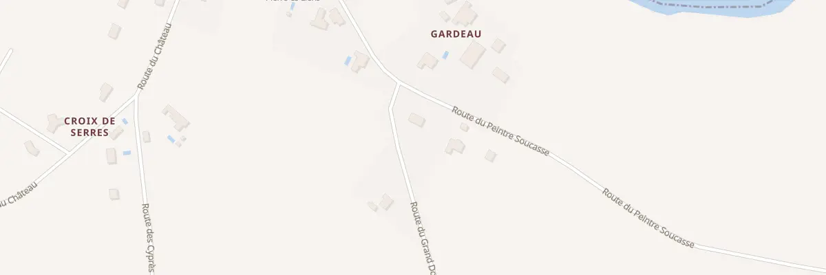 Plan du 65 Les Vervenes à Serres-et-Montguyard
