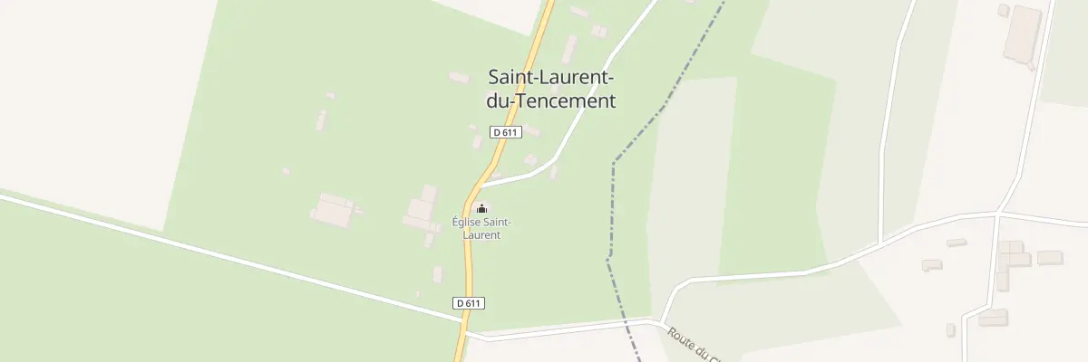 Plan du 25 Imp de l’Eglise à Saint-Laurent-du-Tencement