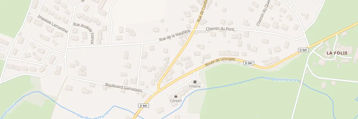 Plan du 4 Rue de Confolens à Chasseneuil-sur-Bonnieure