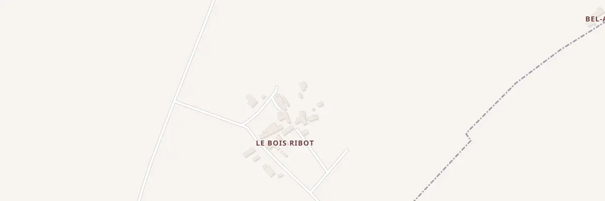Plan du 1 Le Bois Ribot à Saint-Pierre-de-Chevillé