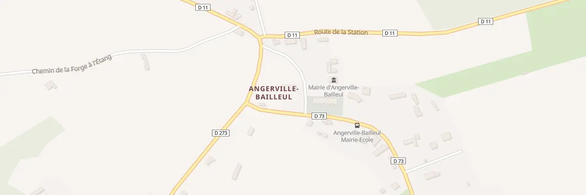 Plan du 1 Rte de l’Ecole à Angerville-Bailleul