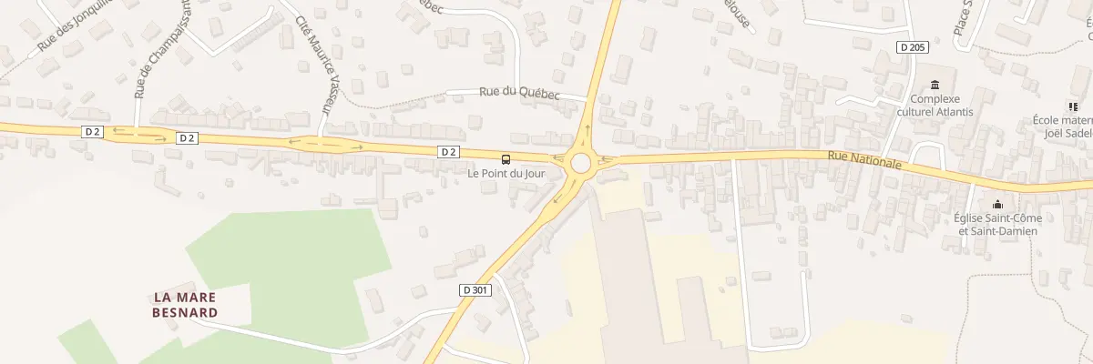 Plan du 2 Av Veron de Forbonnais à Saint-Cosme-en-Vairais