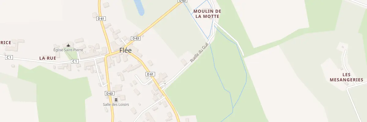 Plan du 5 Rle du Gue à Flée