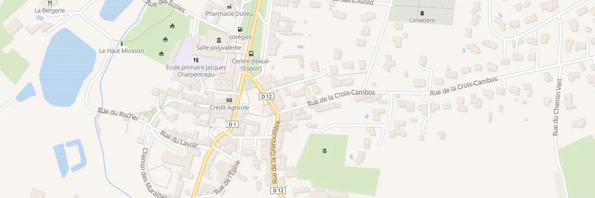 Plan du 3 Rue de la Croix-cambos à Nieuil-l’Espoir