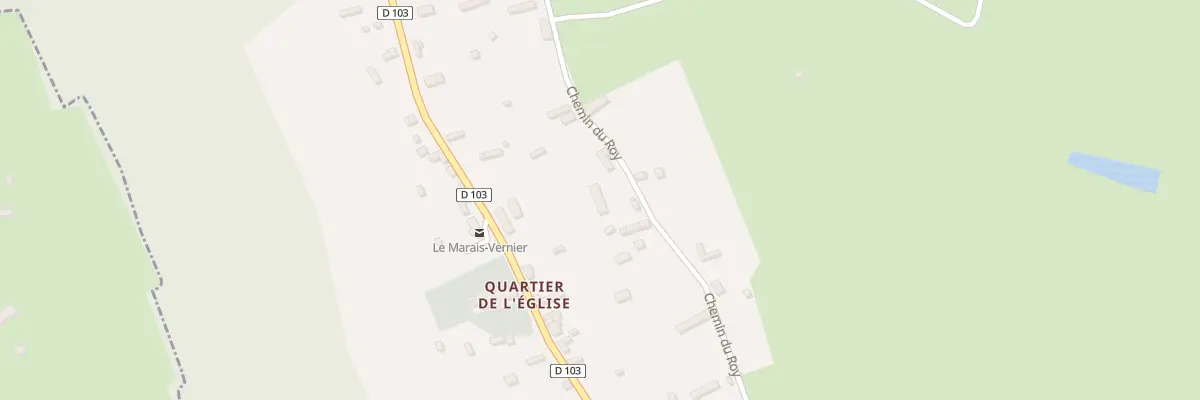 Plan du 230 Che du Roy à Marais-Vernier